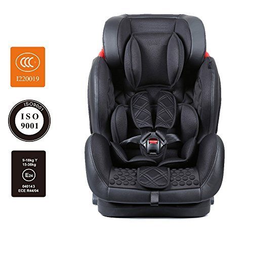 Star Ibaby - Silla de coche grupo 0+/1/2/3, Isofix rotación 360º, Desde el Nacimiento hasta 36 kg, Edición especial Color Negro