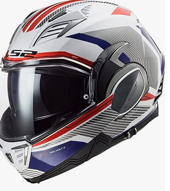 Casco modular para motos LS2 FF399 VALIANT Rojo y Azul