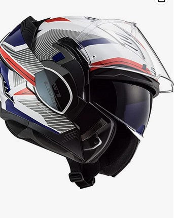 Casco modular para motos LS2 FF399 VALIANT Rojo y Azul