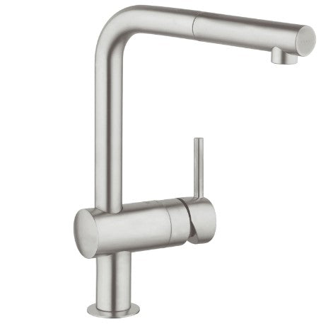 GROHE Minta, Grifo de cocina Ref 32168DC0 caño alto extraíble